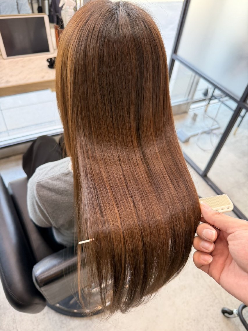 セミロング トリートメント ヘアカラー トリートメント 中高下 由真 ◎モニター様価格のヘアスタイル