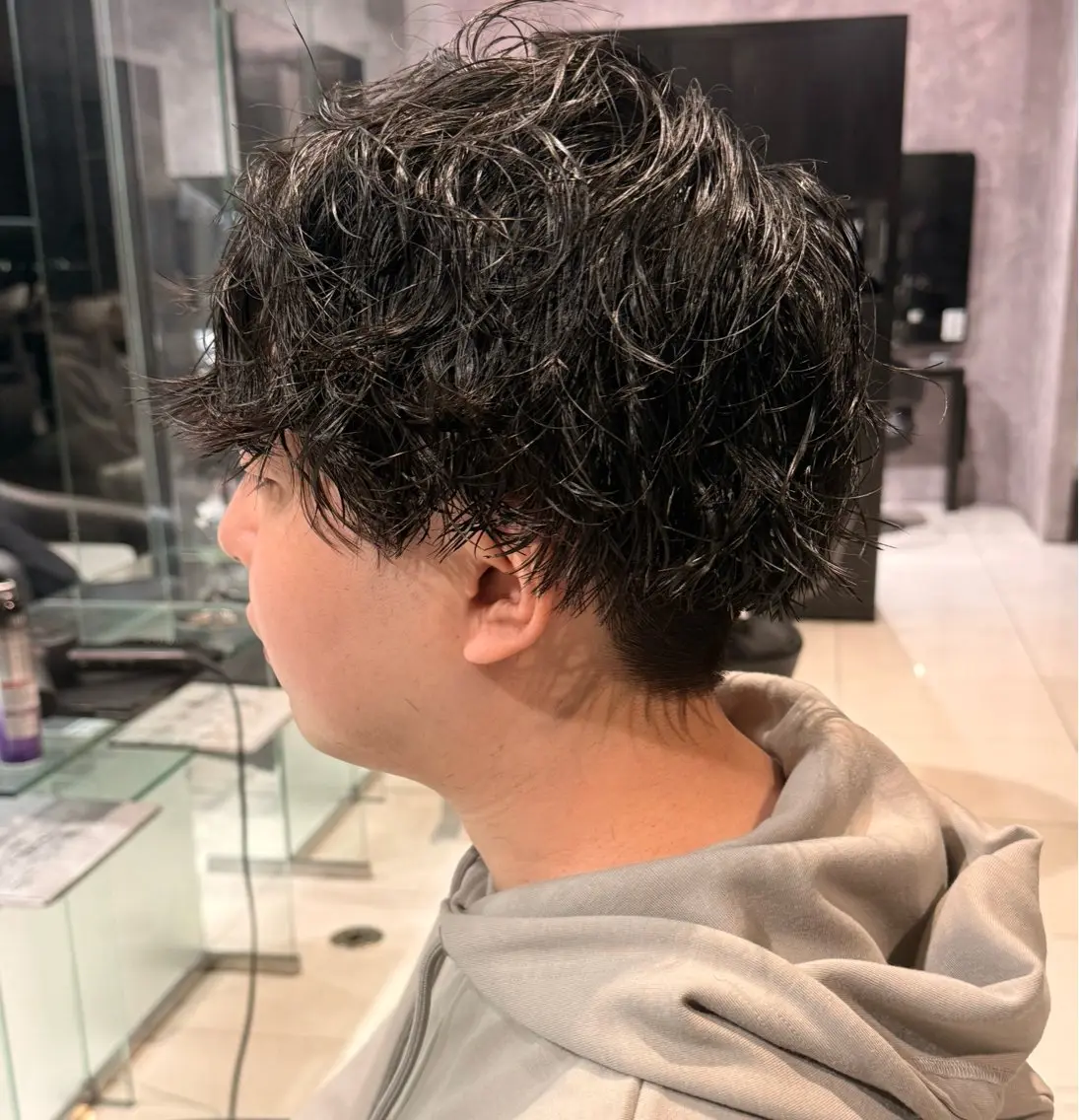 パーマ メンズ カット パーマ ✨韓国メンズ特化✨ MIWATO🇰🇷のヘアスタイル