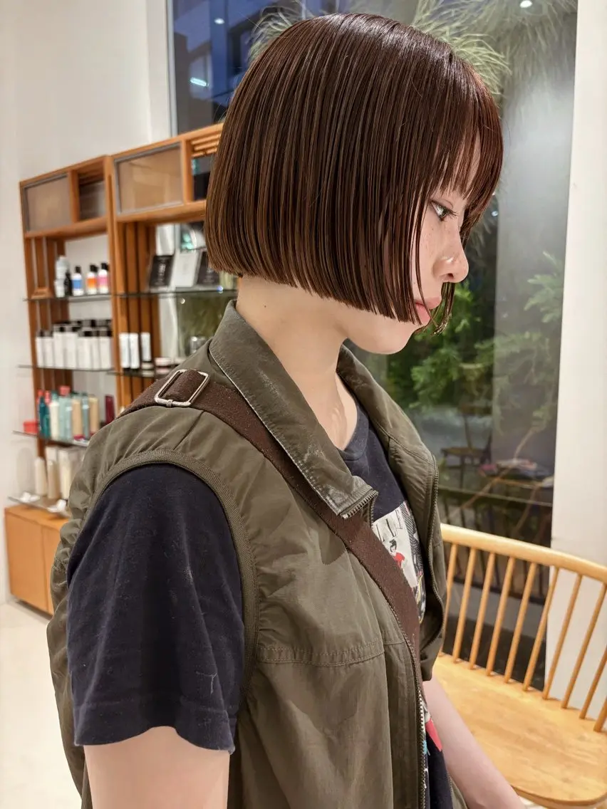 ショート 🍑透明感hair ・NENE🍑のヘアスタイル