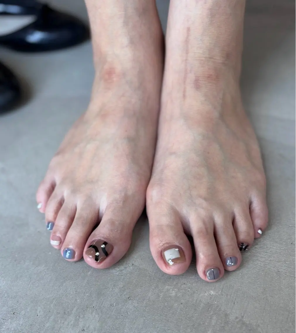 ネイル フットネイル フットネイル cottynail ✩のネイルデザイン
