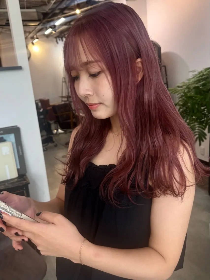 カラー 大塚 愛実のヘアスタイル