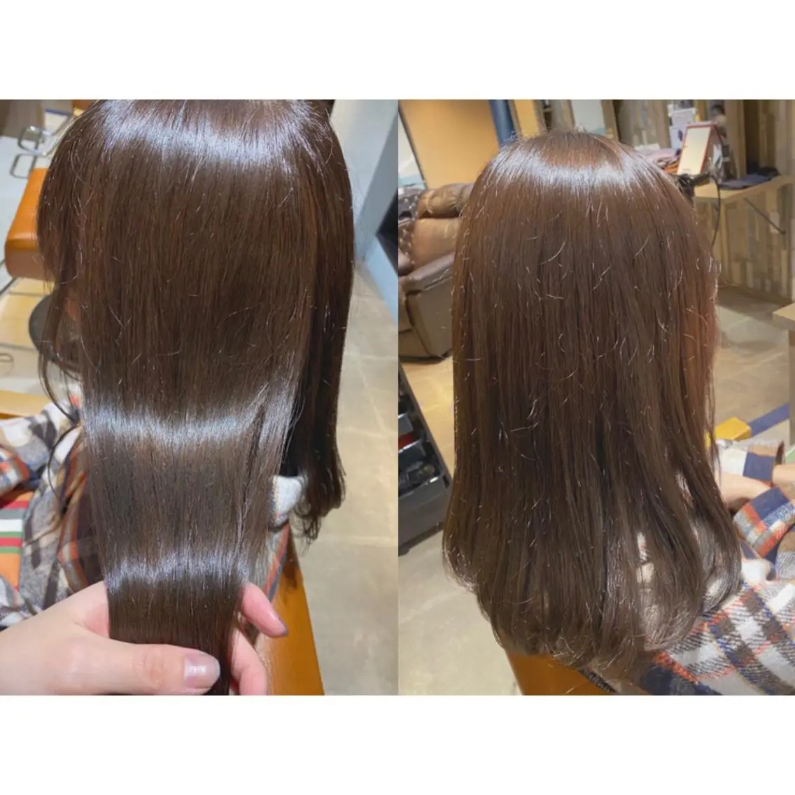 カラー カット ヘアカラー トリートメント 🩵盛れる顔周りヘア EMI🩵のヘアスタイル