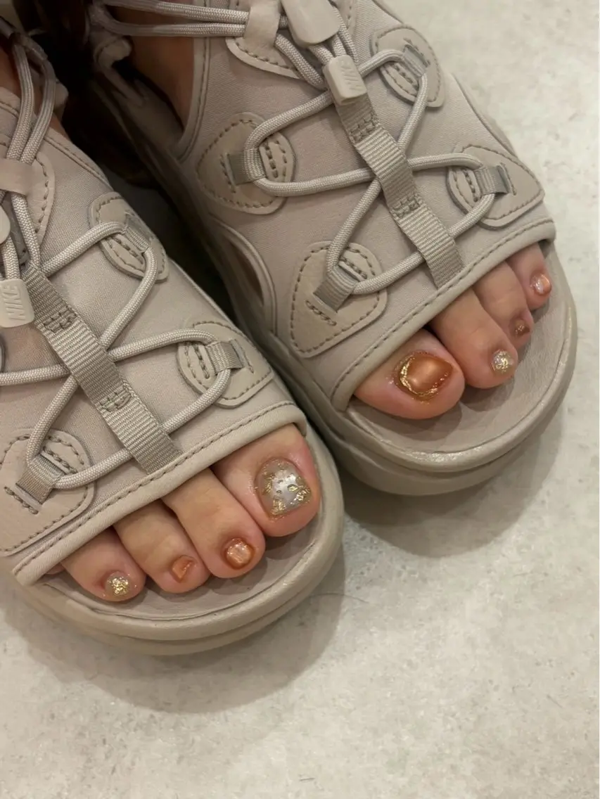 ネイル フットネイル フットネイル nail ＿miyuのネイルデザイン