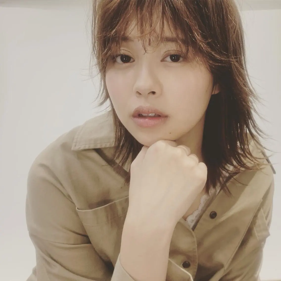 ミディアム 髪質改善ストレート、 カラー清野雄大のヘアスタイル