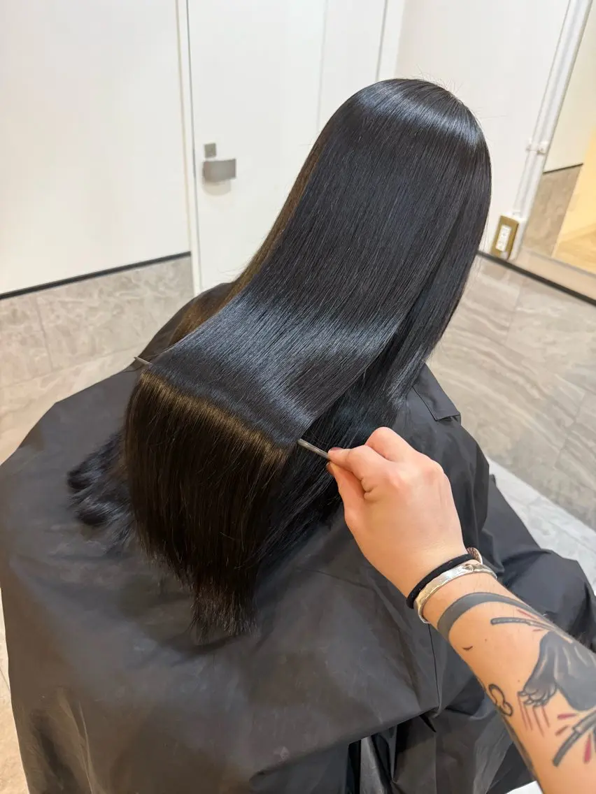 パーマ ハイトーン✨髪質 改善🌈🫧RYOのヘアスタイル