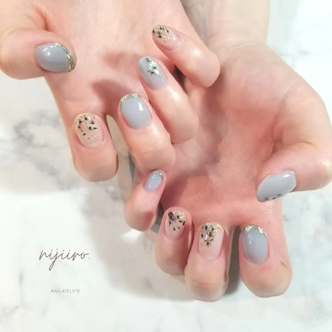 ネイル ハンドネイル nijiiro🌈 サトウのネイルデザイン