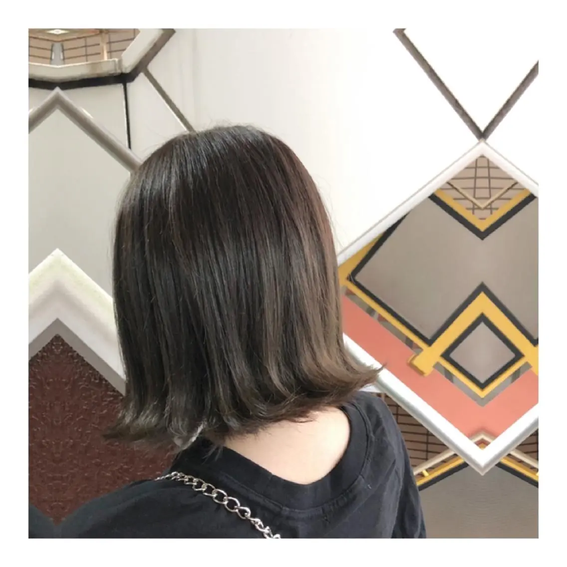 ミディアム カラー ヘアアレンジ アッシュ アッシュグレー アッシュグレージュ グレージュ Joshua /パーソナル髪質改善のヘアスタイル
