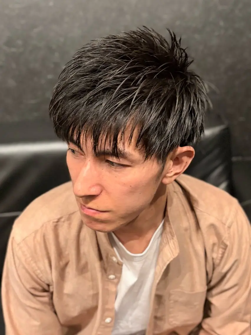 ショート メンズ マッシュ ショートヘア メンズ特化 星野裕人のヘアスタイル