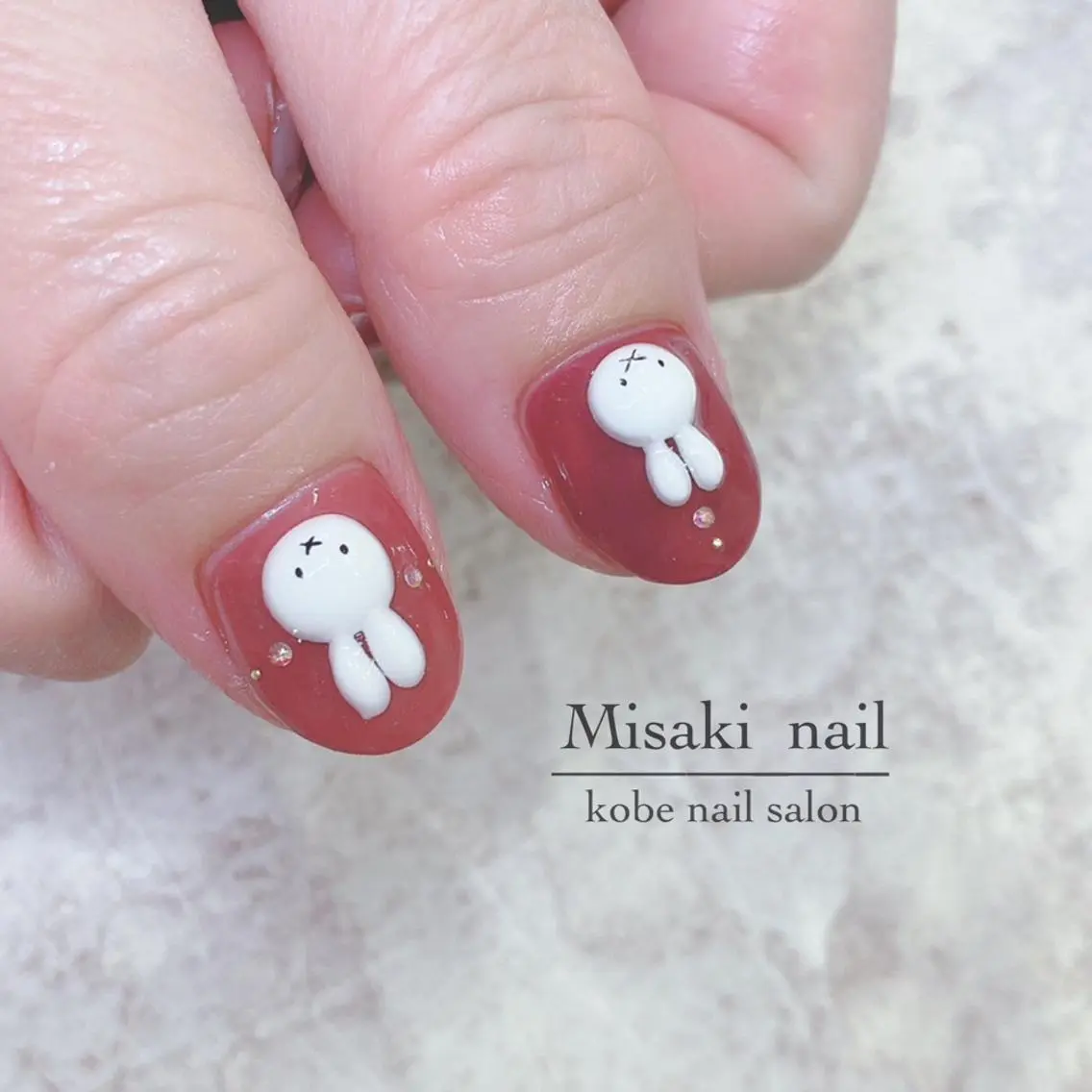 ネイル 韓国ネイル ワンホンネイル ハンドネイル nailsalon miinailsのネイルデザイン