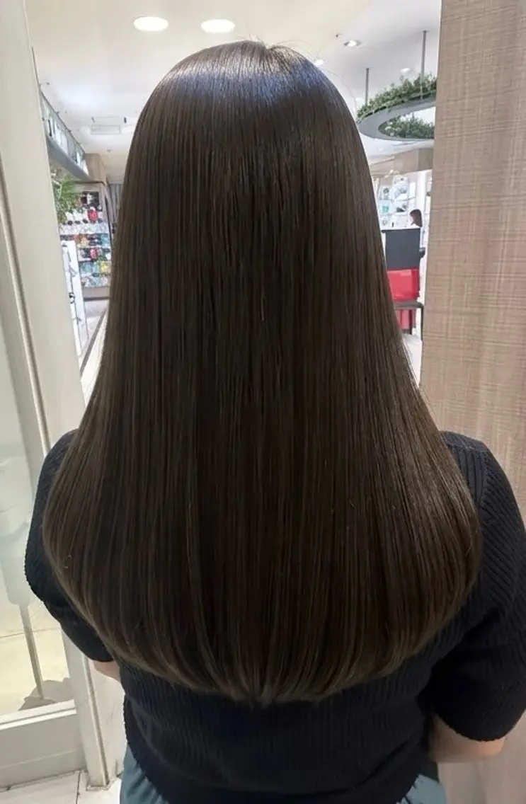 ロング カラー カット ヘアカラー トリートメント 縮毛矯正/髪質改善/ 艶髪ササキナツミのヘアスタイル