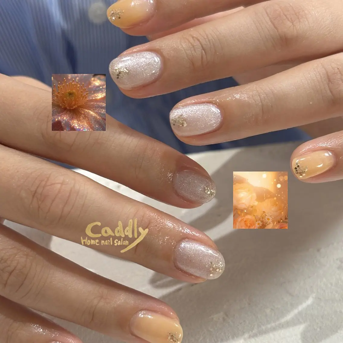 ネイル シンプルネイル caddly naoのネイルデザイン