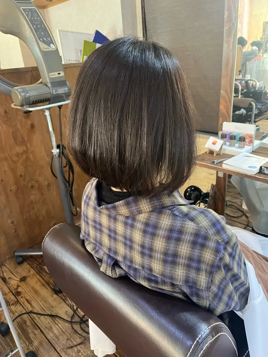 ショート カット 縮毛矯正 中山 実のヘアスタイル