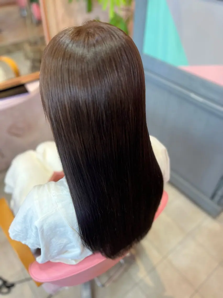 【予防美容メンテナンス】ダメージレス艶カラー＋無料カット+予防美容ケアの写真