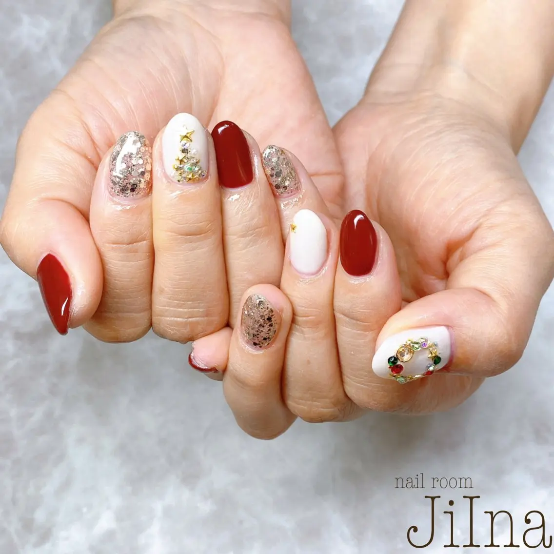 ネイル 持ち込み JiIna nailのネイルデザイン