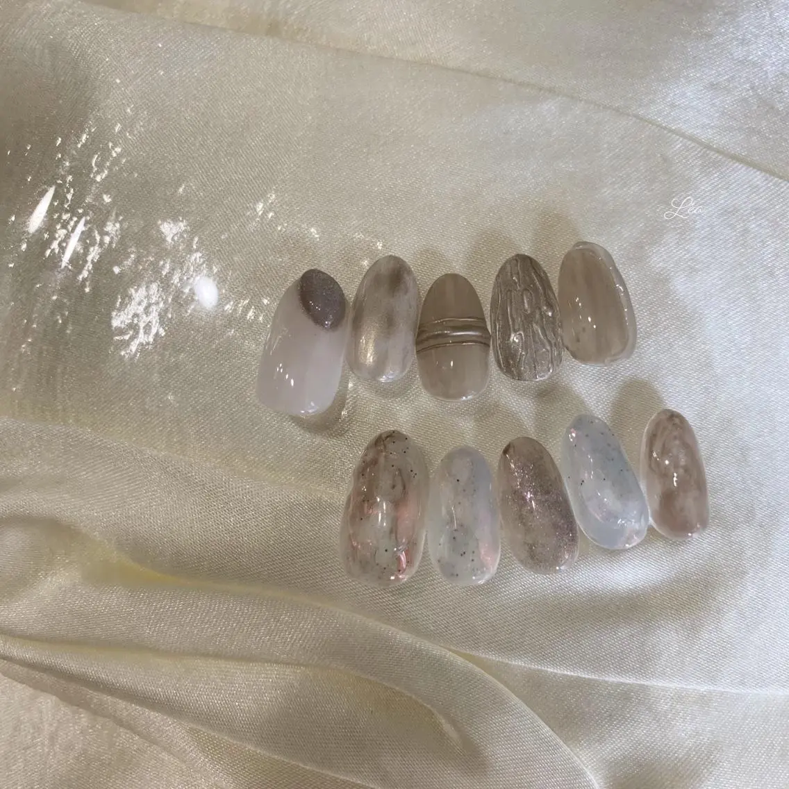 ネイル ジェルネイル パラジェル Léa nailのネイルデザイン