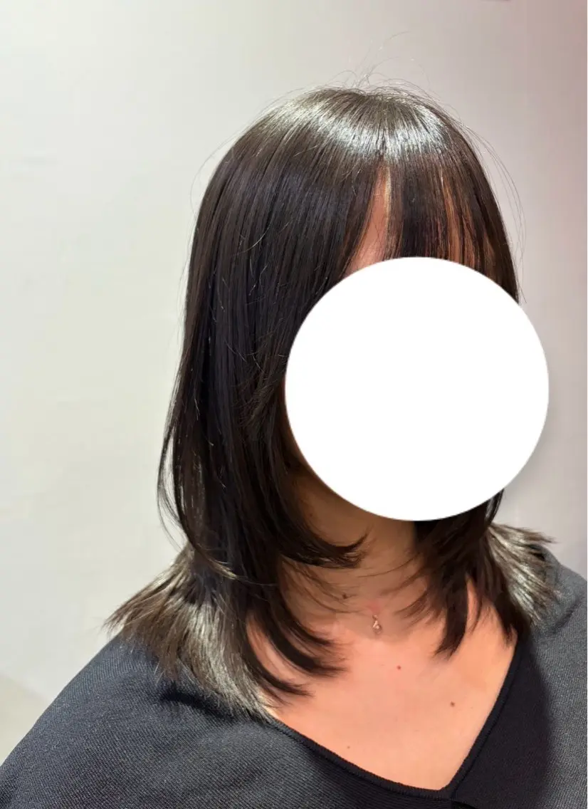 ミディアム カット カットモデル RURUのヘアスタイル