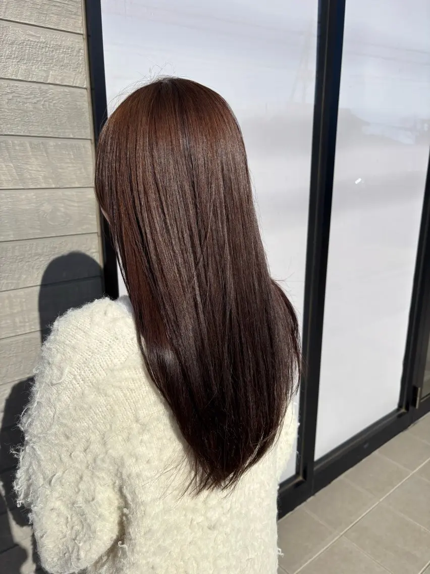 ロング カラー 透明感カラー ヘアカラー トリートメント RYO🤎 熊谷/籠原/深谷のヘアスタイル