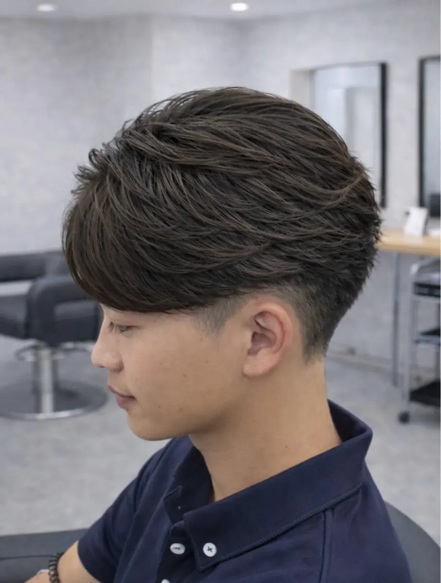 ショート パーマ ヘアアレンジ メンズ フェザーパーマ メンズパーマ ショートヘア ニュアンスパーマ カット パーマ トリートメント ヘッドスパ ヘアセット 🔥ニュアンス フェザー小林海斗🔥のヘアスタイル