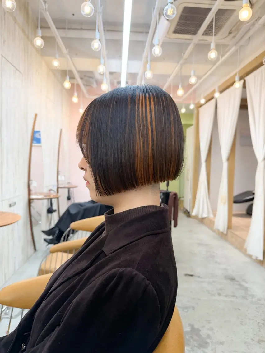 ショート ボブ 髪質改善 似合わせカット ショートヘア カット ヘアカラー トリートメント 巻ける縮毛矯正✨ ボブ/ショートともきのヘアスタイル