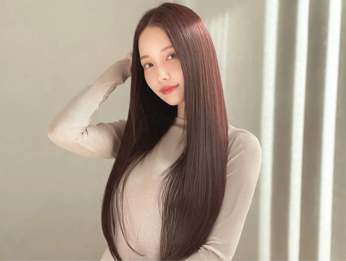 ロング カラー カット ヘアカラー トリートメント りきと🦋髪質改善/ 縮毛矯正/艶カラーのヘアスタイル
