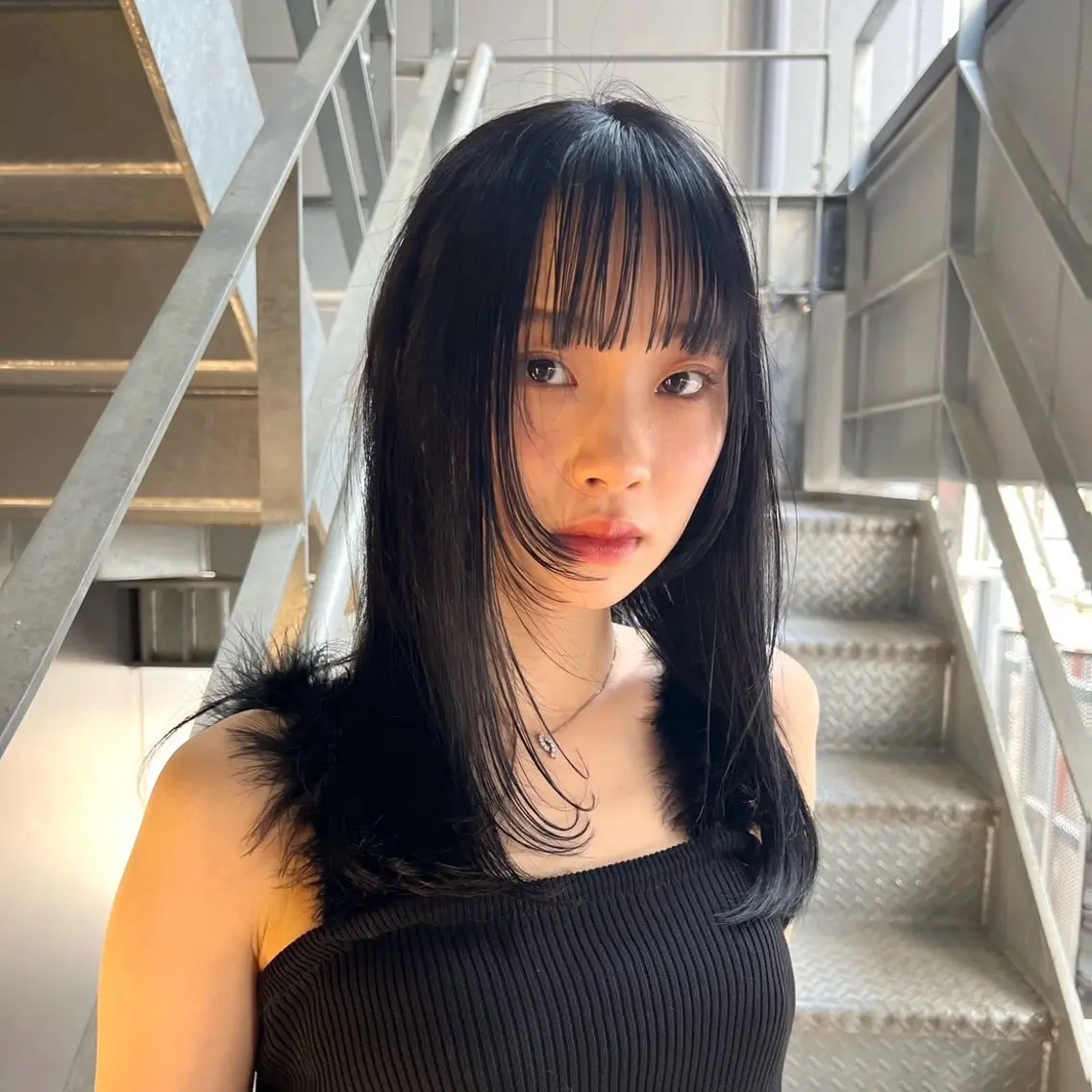 セミロング 韓国風ヘア 渋谷美容師/ shinyaのヘアスタイル
