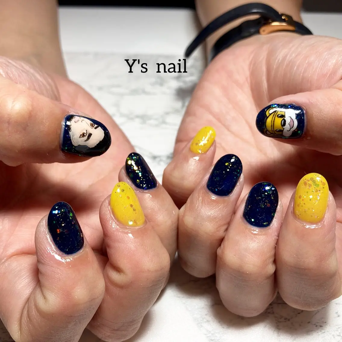 ネイル 手書きが得意🖌️ Y’s  nailのネイルデザイン