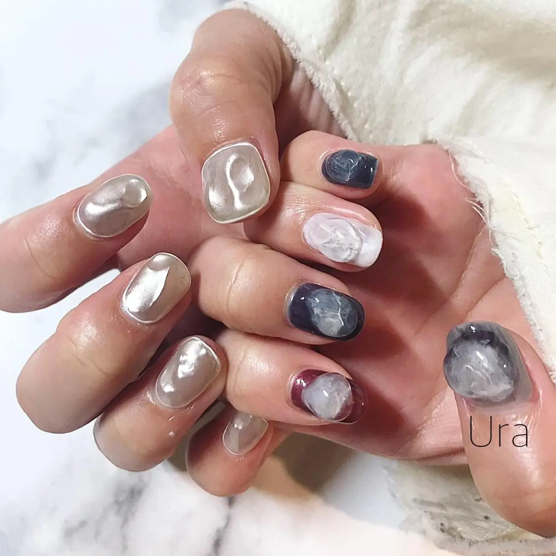 ネイル ハンドネイル UrakoNail 《nail》のネイルデザイン