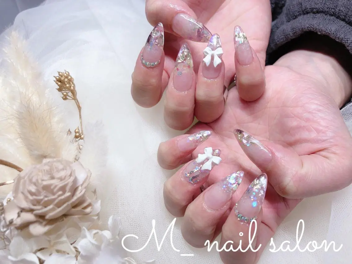 ネイル スカルプネイル M_ nail salonのネイルデザイン
