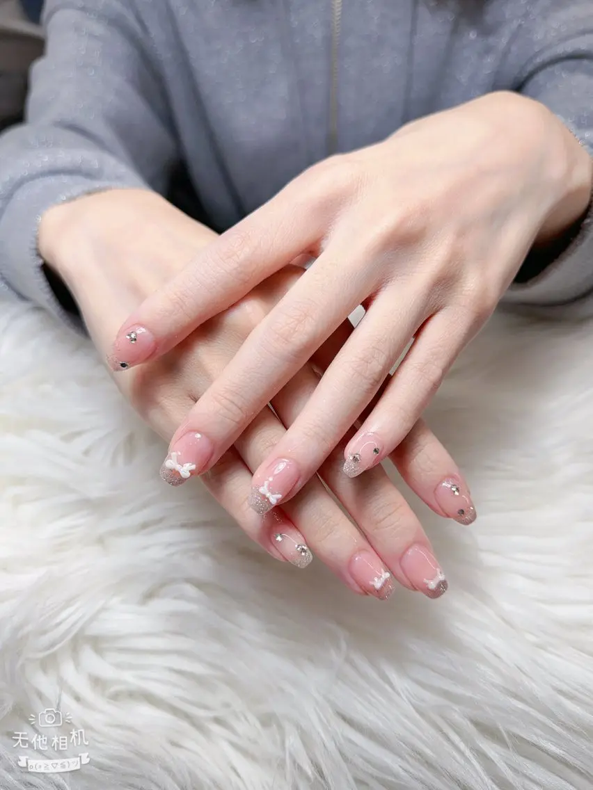 ネイル 長さ出し フレンチネイル グラデーション 韓国ネイル マグネットネイル ハンドネイル VB HEAVEN nailのネイルデザイン