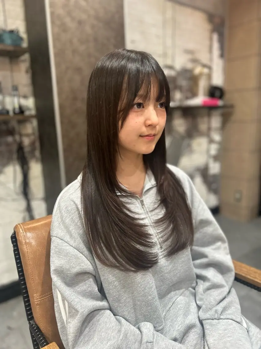 ロング レイヤーカット 似合わせカット カット SHIAN八王子 ✂︎しゅんすけのヘアスタイル