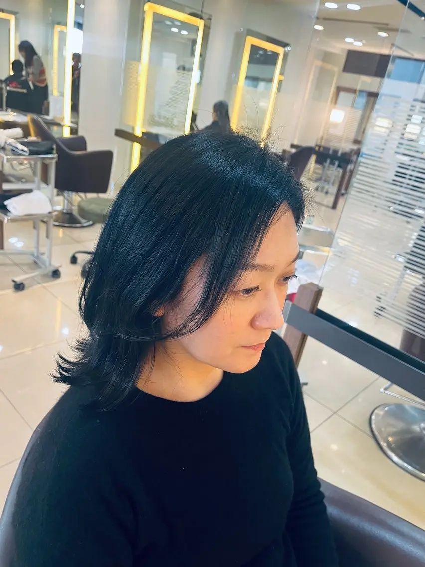 ミディアム 🟣タマコシトム 🟣のヘアスタイル