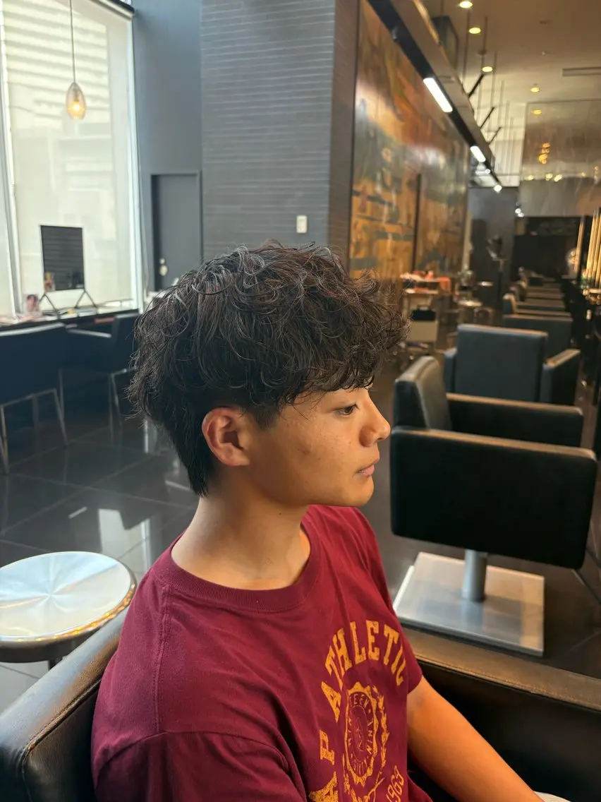 パーマ メンズ カット パーマ メンズ特化型美容師/ 加藤晴輝のヘアスタイル