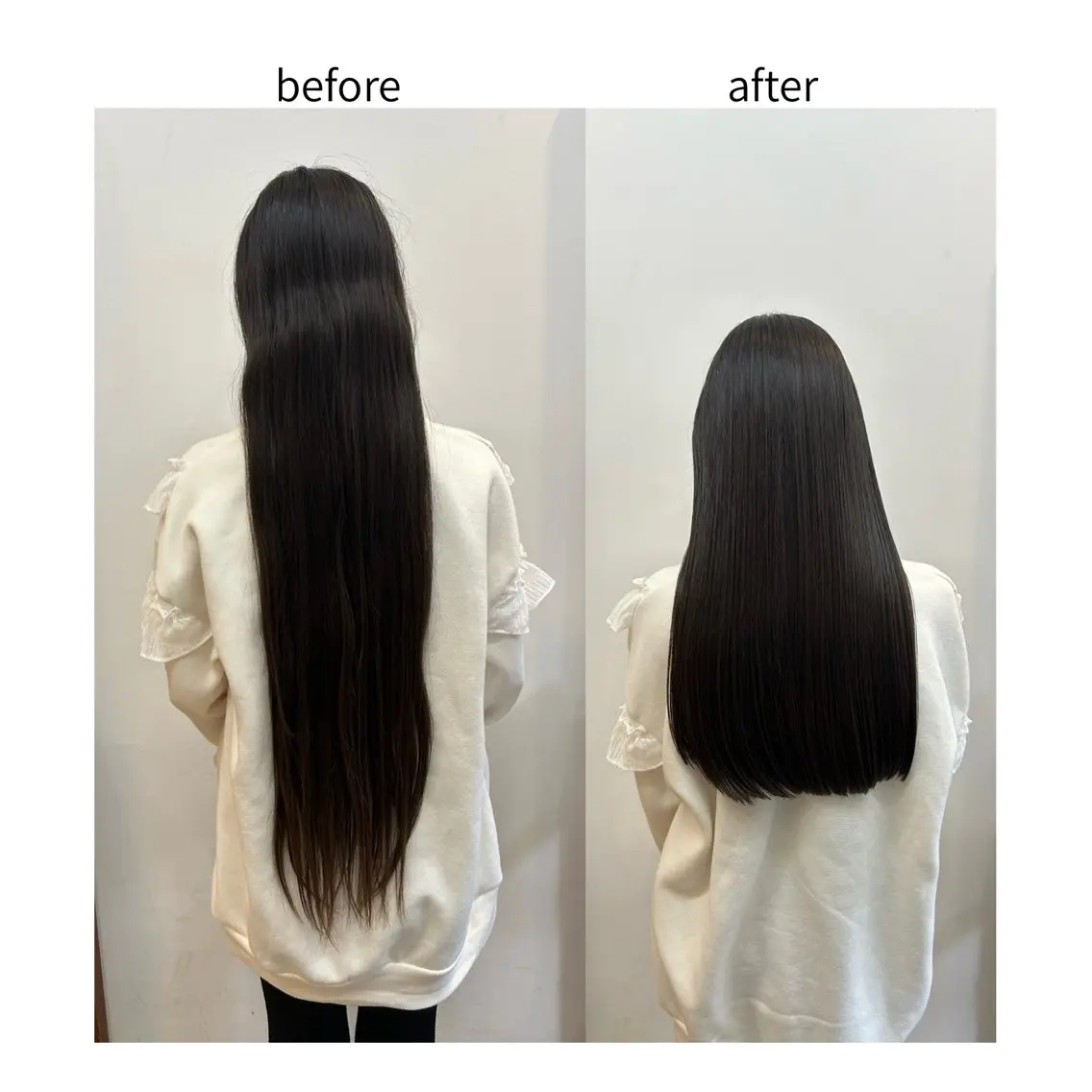 ロング キッズ カット 中西 美聖のヘアスタイル