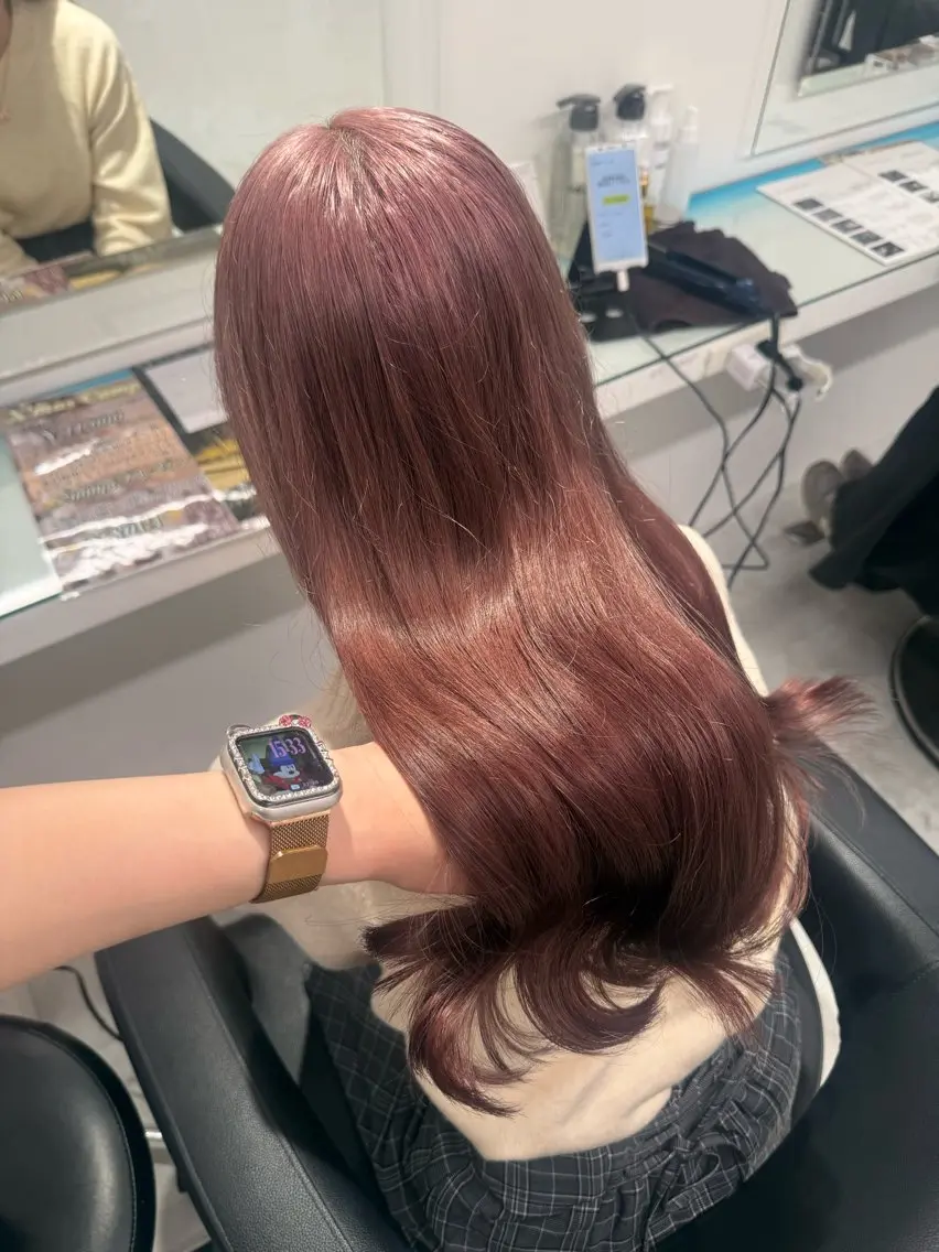 ロング カラー ヘアカラー トリートメント 🩰フレンチガーリー ヘア🩰🍨AYAのヘアスタイル