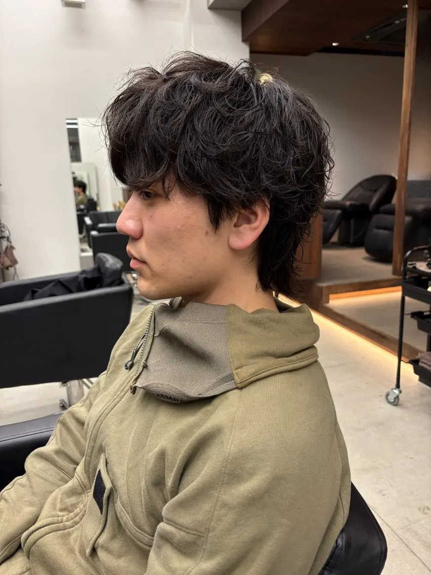 パーマ メンズ メンズパーマ パーマ メンズパーマ特化 sayoのヘアスタイル