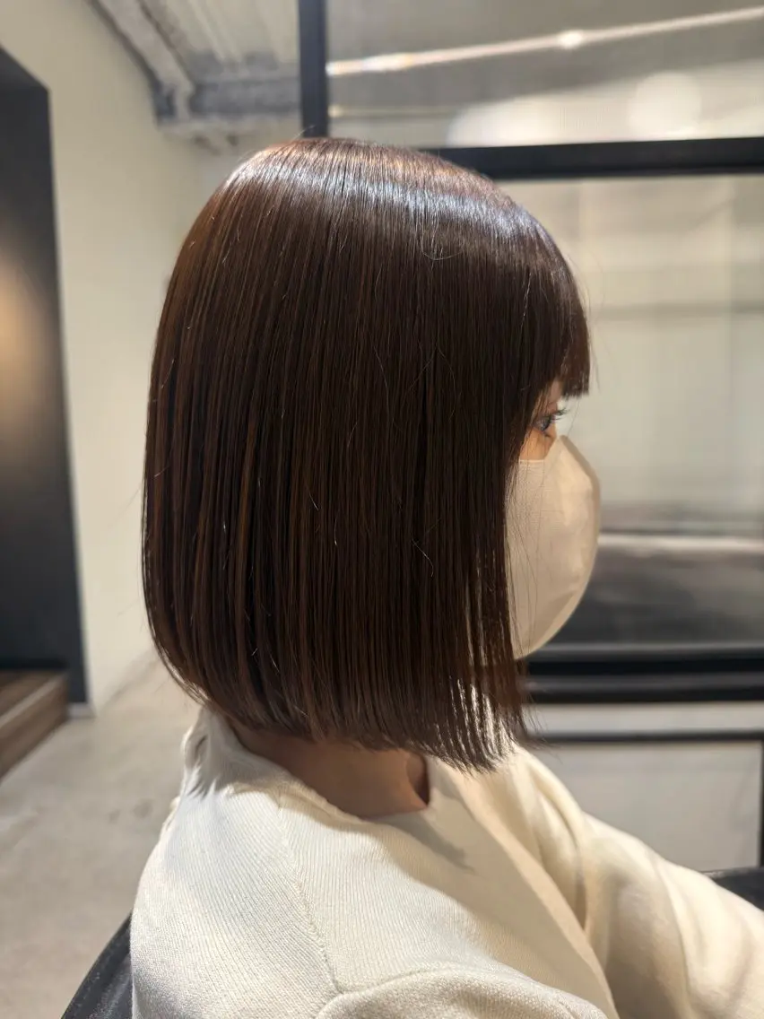 ショート ボブ カット Cadre新小岩🫧 栗原葵のヘアスタイル