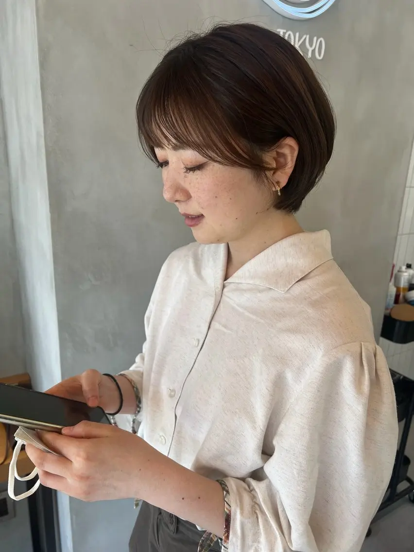 ショート 三浦 れいやのヘアスタイル