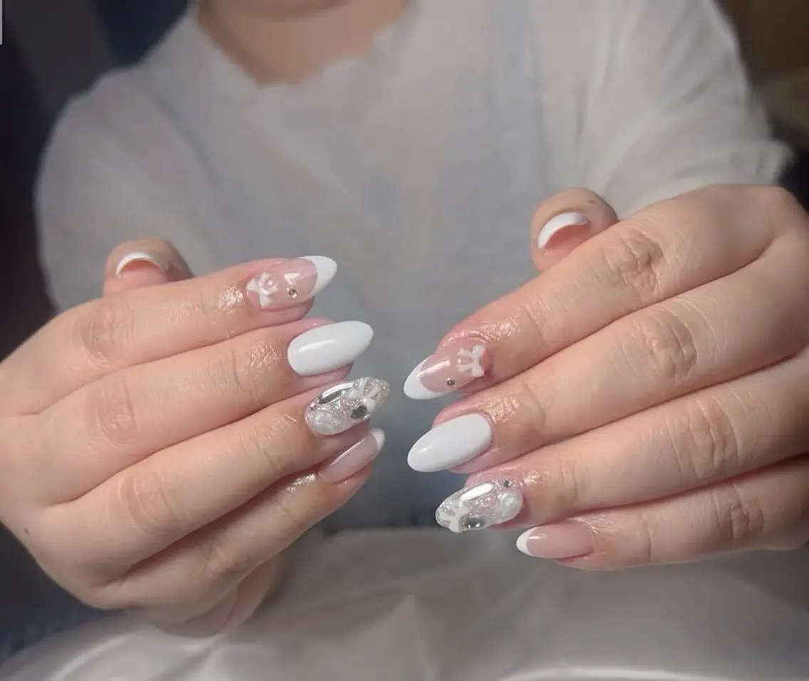 ネイル チークネイル フットネイル フレンチネイル グラデーション 韓国ネイル YUKI NAILのネイルデザイン