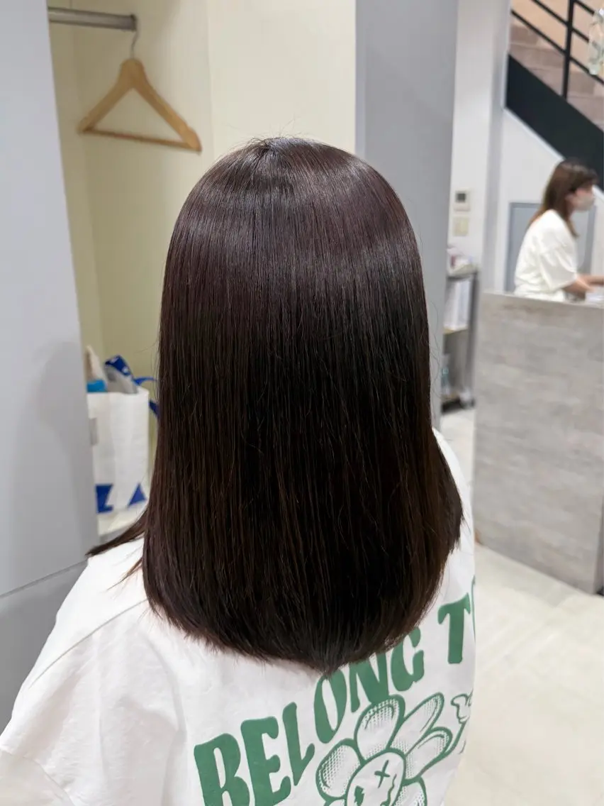 セミロング カラー ヘアカラー risa池袋🌟 カットモデル募集のヘアスタイル