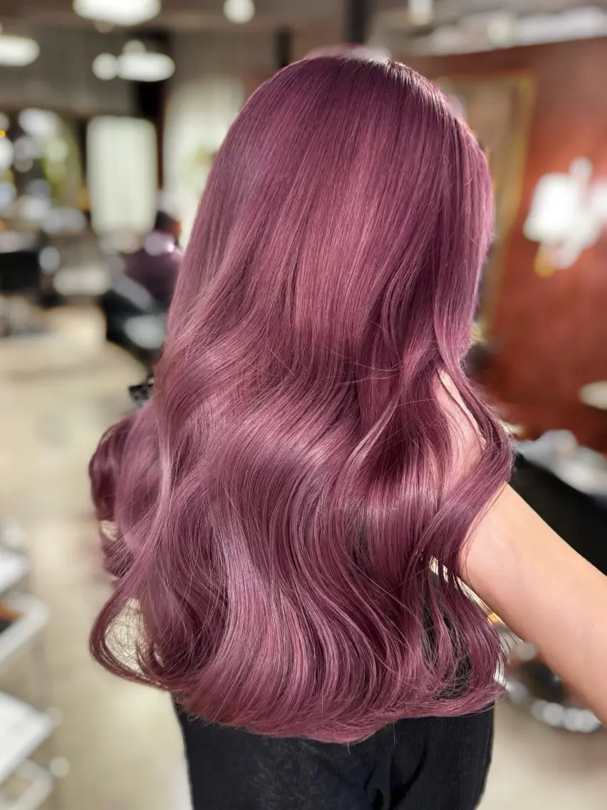 セミロング カラー Unami MIHA☘️*゜のヘアスタイル