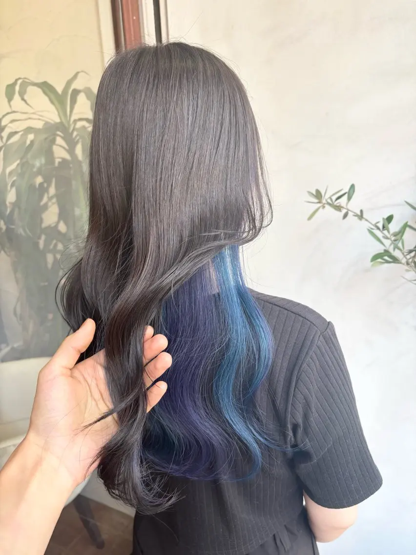 ロング カラー ヘアカラー トリートメント ヘッドスパ 【ハイトーン特化】 🦋森山陽向/大宮のヘアスタイル
