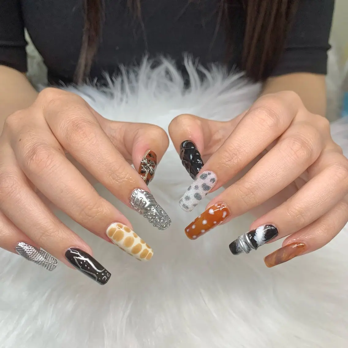 ネイル ジェルネイル 持ち込み ワンカラーネイル スカルプネイル xinh nailsのネイルデザイン