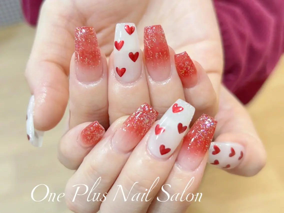 ネイル チークネイル 成人式 フレンチネイル 韓国ネイル ニュアンスネイル One Plus Nail Salonのネイルデザイン