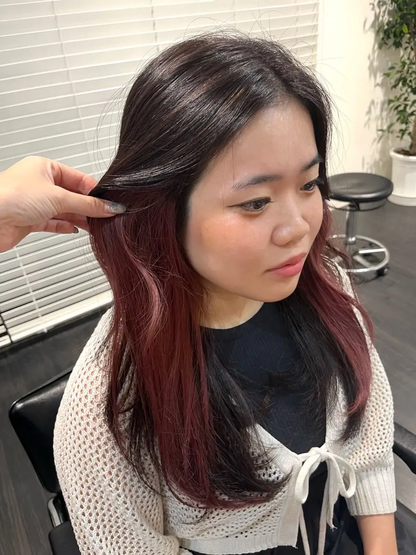 ロング 透明感カラー✧︎*。 細田 碧のヘアスタイル