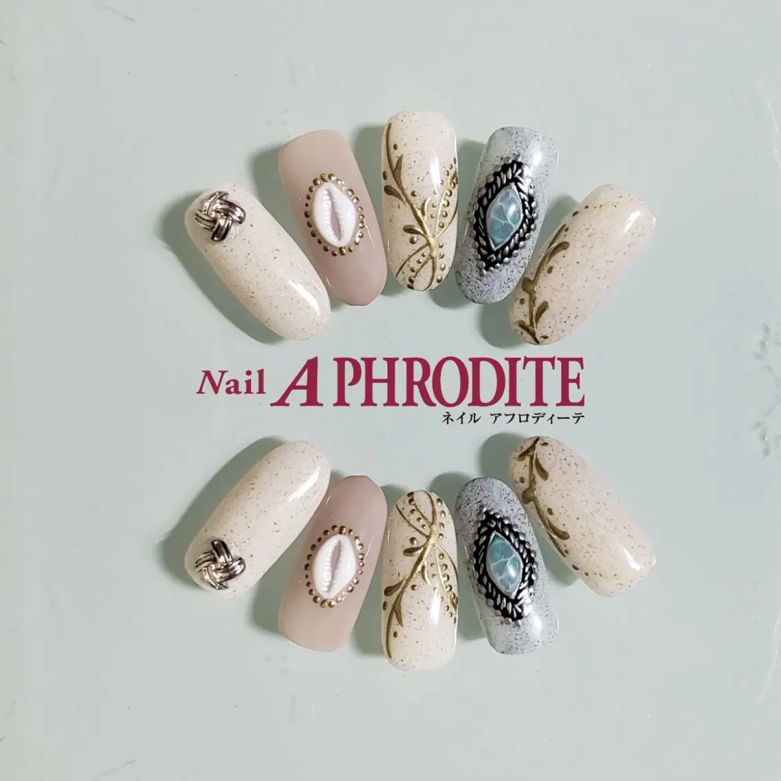 ネイル ジェルネイル ニュアンスネイル スカルプネイル ソフトジェル ネイルチップ ハンドネイル Nail  Aphroditeのネイルデザイン