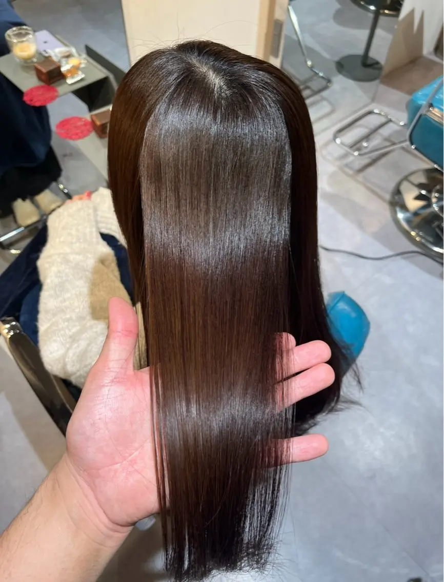 ロング 縮毛矯正 トリートメント カット 縮毛矯正 トリートメント 必ず笑顔で帰っていた だきます!安田祐貴のヘアスタイル