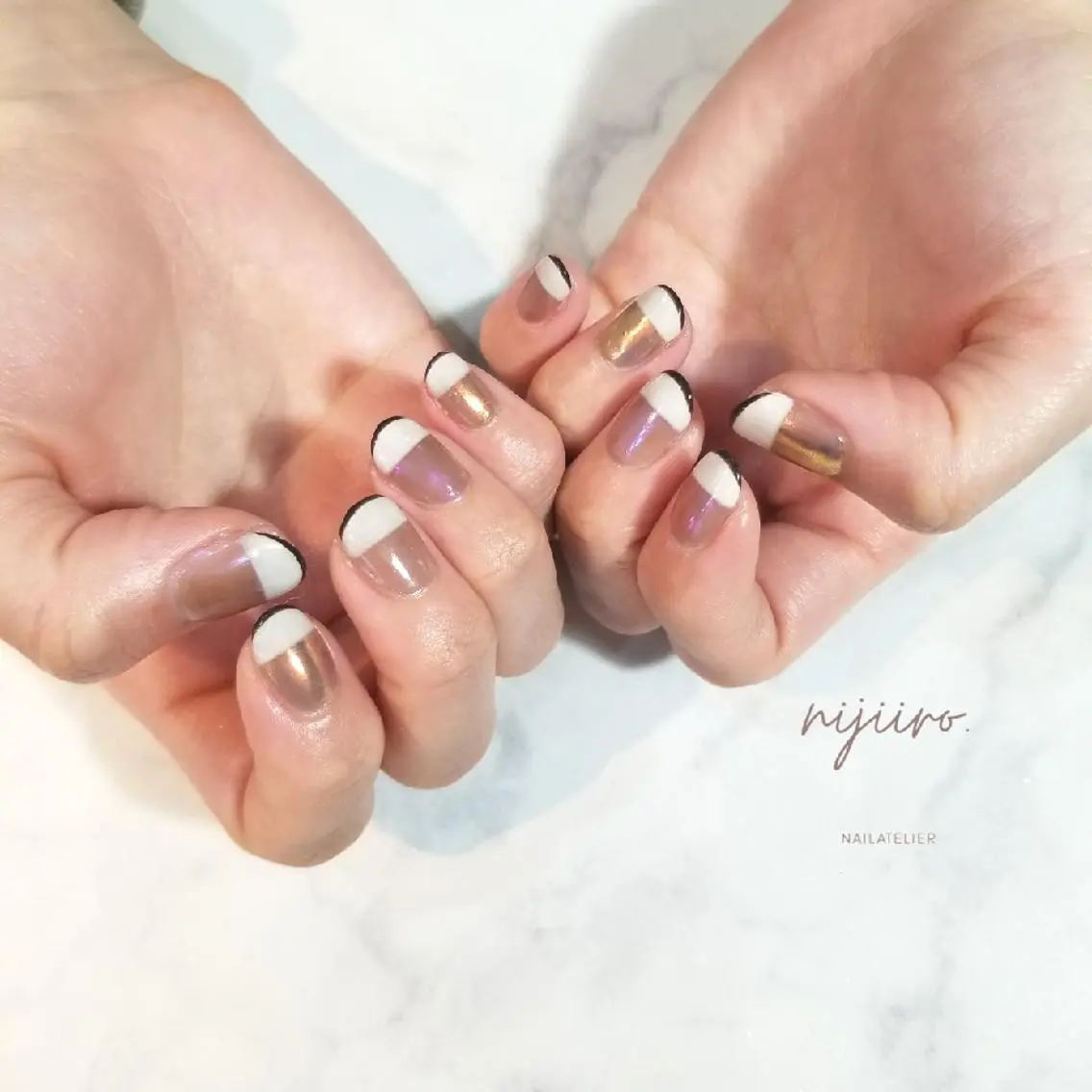 ネイル ハンドネイル nijiiro🌈 サトウのネイルデザイン