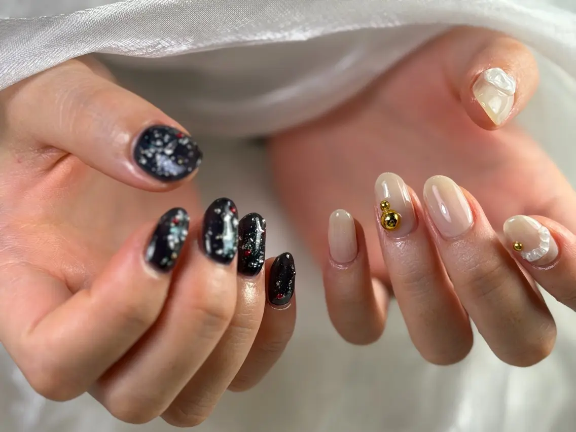 ネイル シンプルネイル ハンドネイル Nailsalon MONA.のネイルデザイン