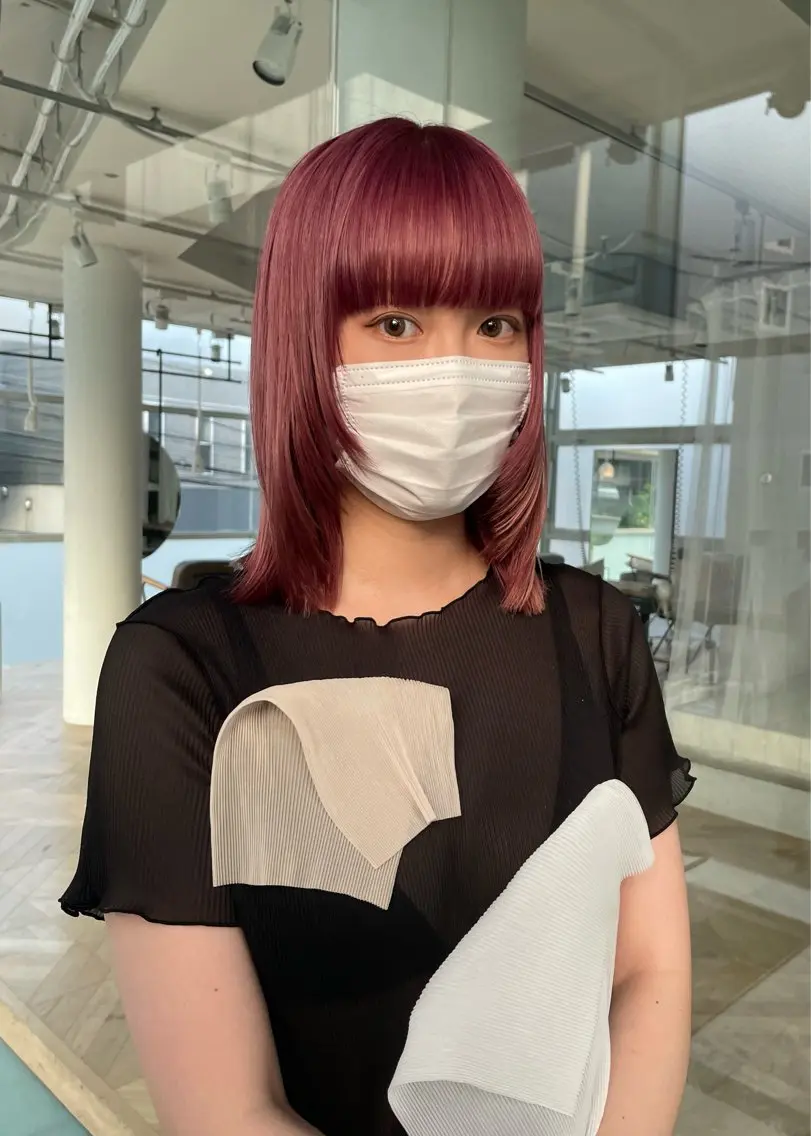 カラー かがやしづ ⭐️カラーモデルのヘアスタイル