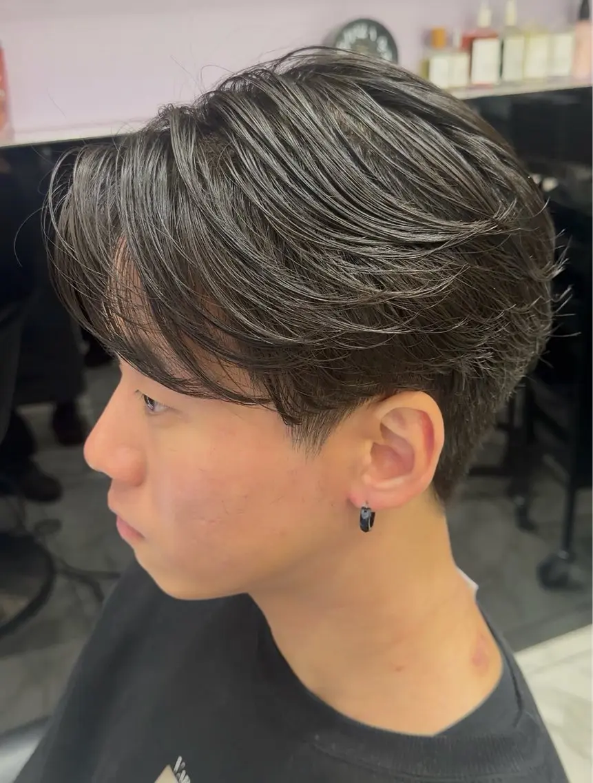 メンズ カット パーマ 朝5分で完了👍メン ズパーマren🌈のヘアスタイル